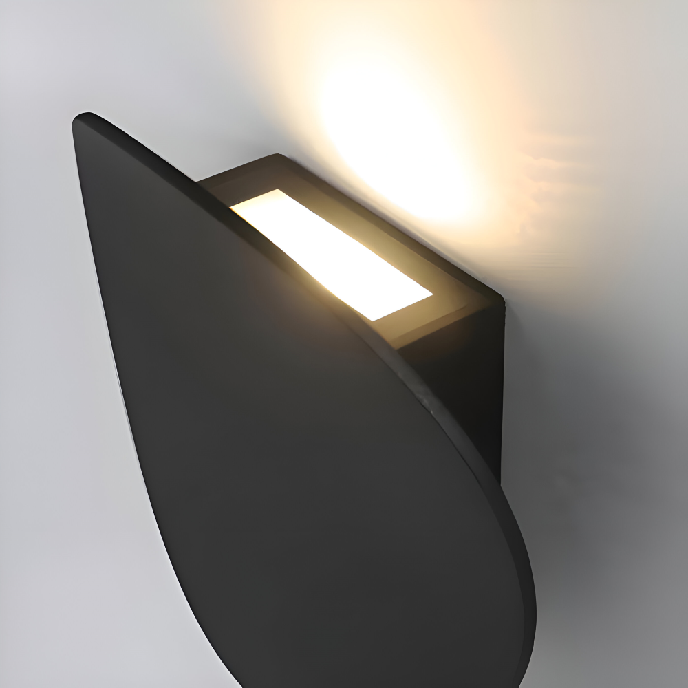 Kinkiet LED aluminiowy owalny IP65 7W
