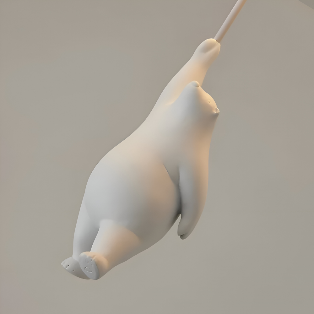 Lampa wisząca balon z misiem LED do pokoju dziecka