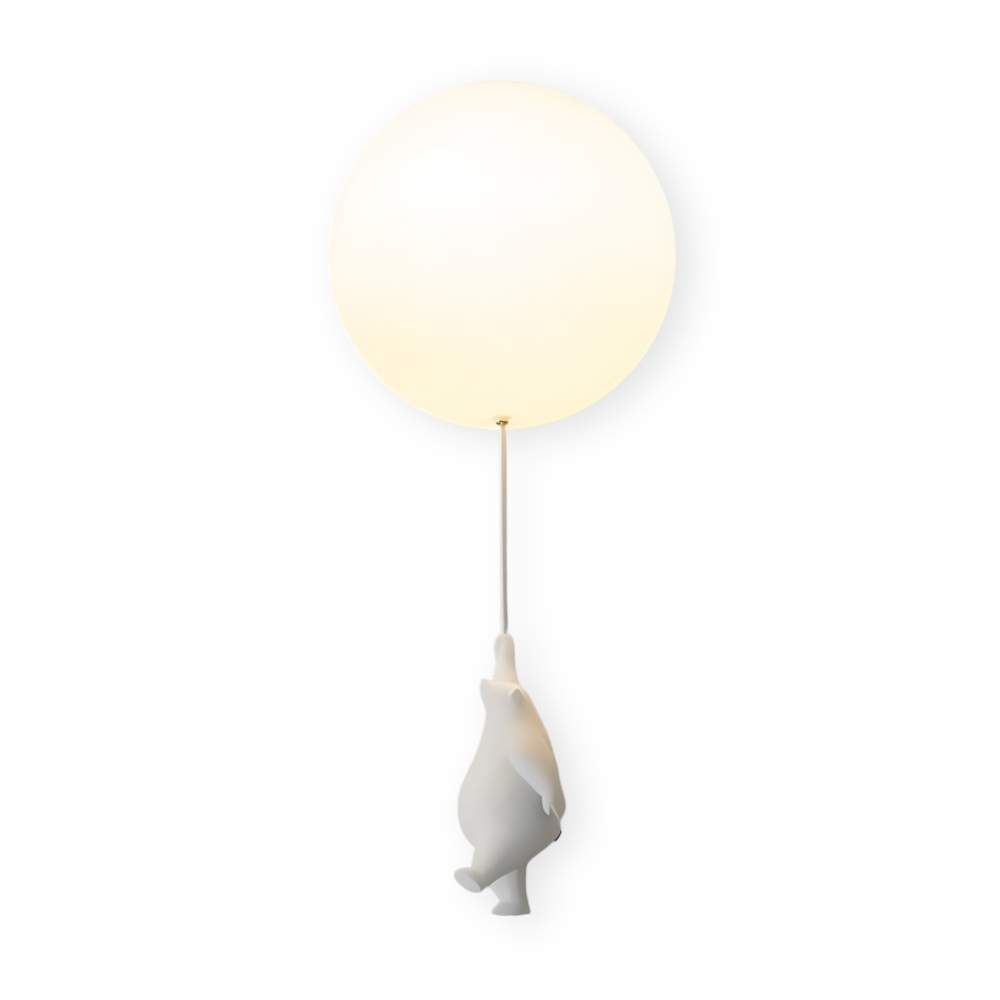 Lampa wisząca balon z misiem LED do pokoju dziecka