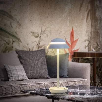 Bezprzewodowa aluminiowa lampa stołowa z dotykowym ściemniaczem