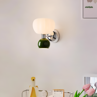 Kinkiet LED kremowy metalowy G9 minimalistyczny