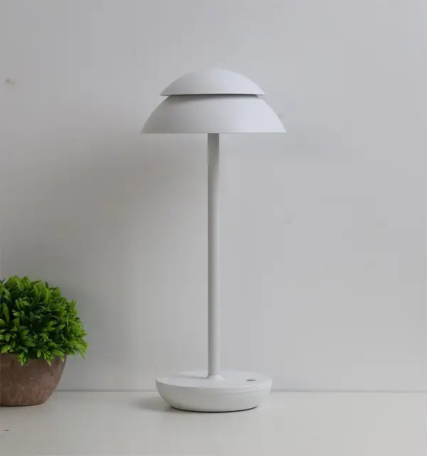 Bezprzewodowa lampka stołowa czarna LED USB-C