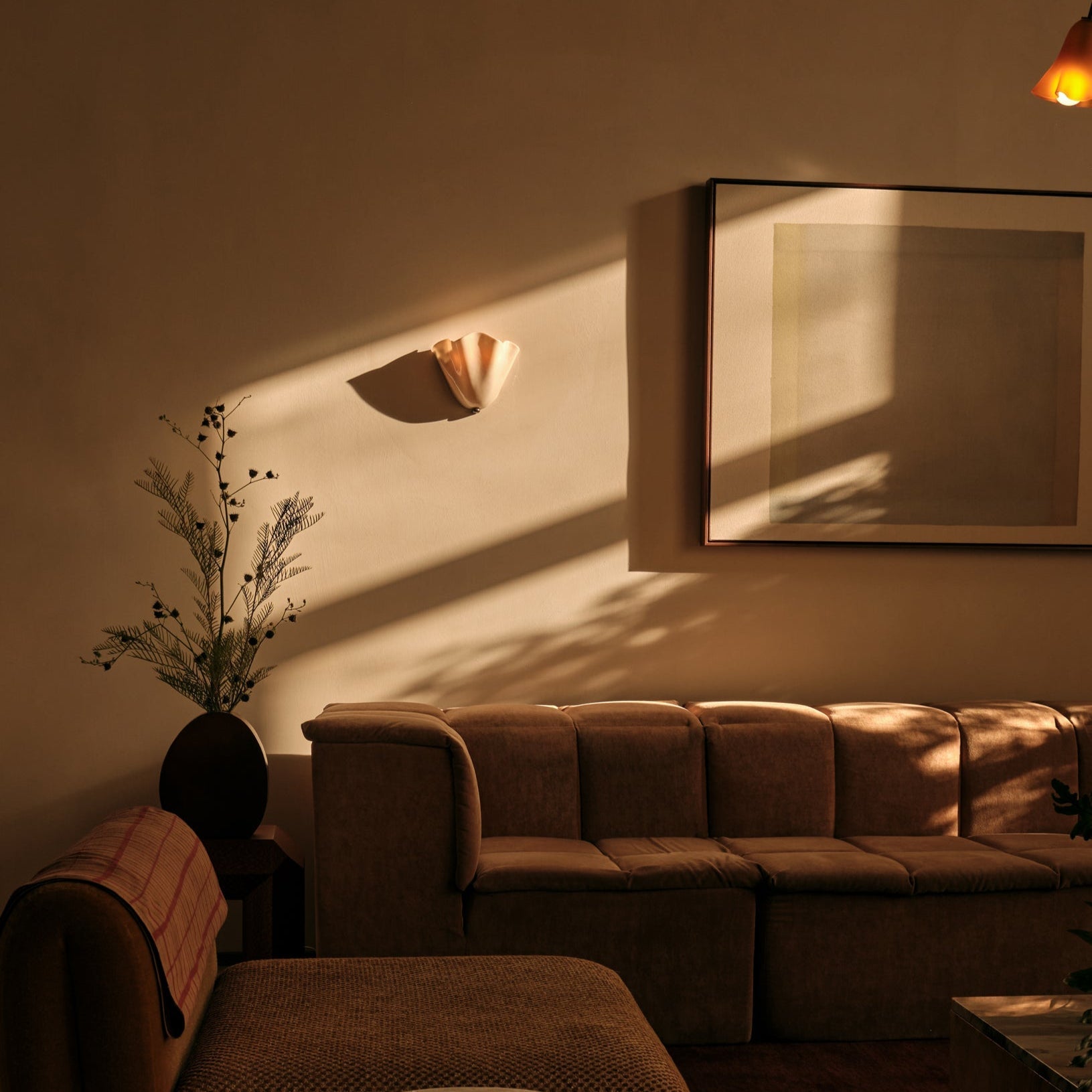 Kinkiet retro ze szkła witrażowego w stylu Art Deco