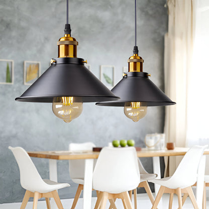 Lampa wisząca industrialna metalowa retro do kuchni