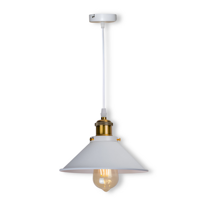 Lampa wisząca industrialna metalowa retro E27