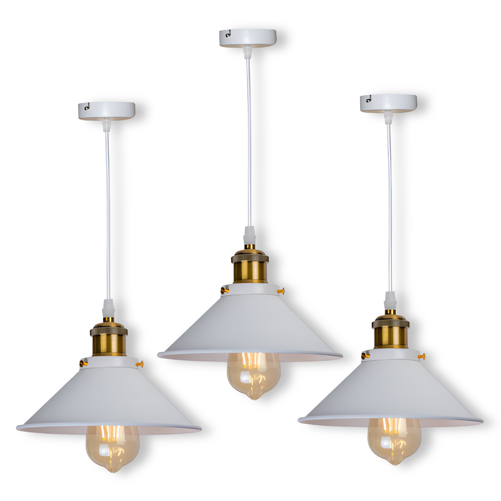 Lampa wisząca industrialna metalowa retro E27