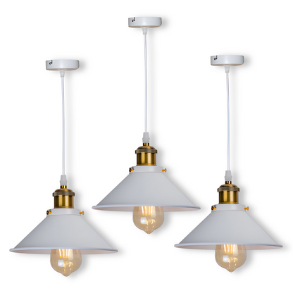 Lampa wisząca industrialna metalowa retro E27