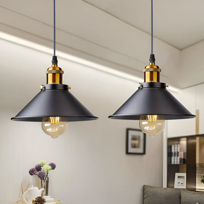 Lampa wisząca industrialna metalowa retro E27