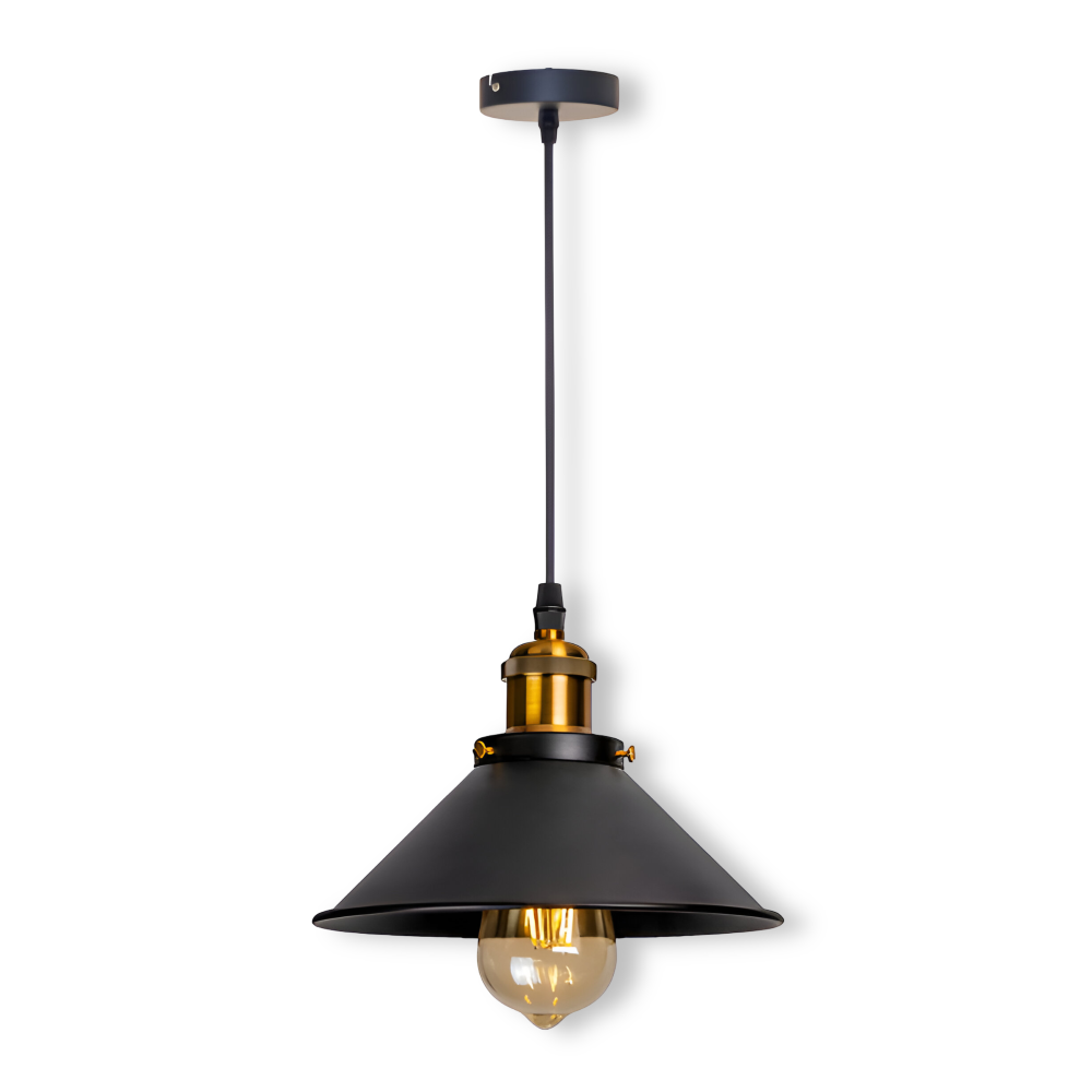 Lampa wisząca industrialna metalowa retro E27