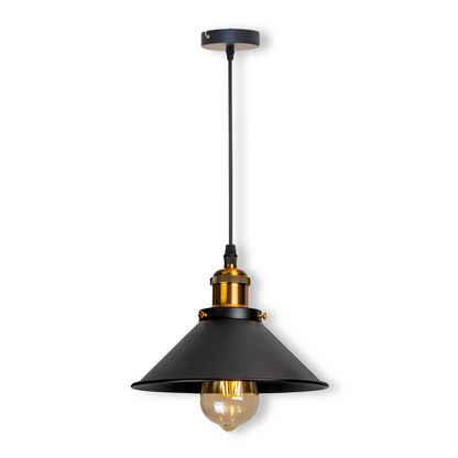 Lampa wisząca industrialna metalowa retro E27