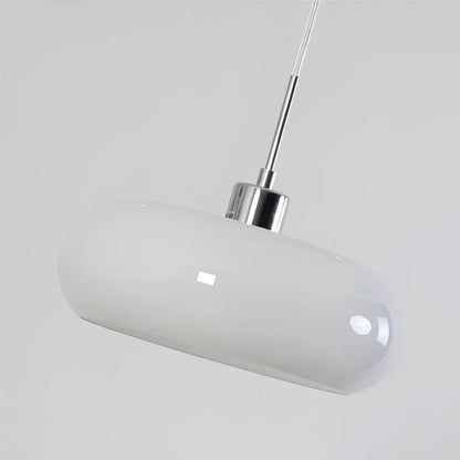 Lampa wisząca szklana Bauhaus LED ściemniana okrągła