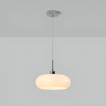 Lampa wisząca szklana Bauhaus LED ściemniana okrągła