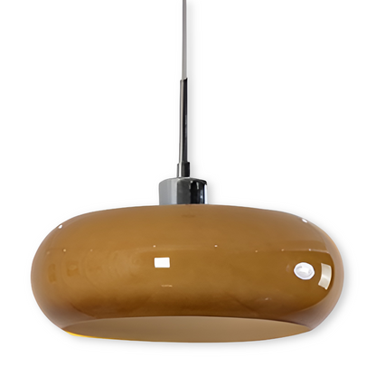 Lampa wisząca szklana Bauhaus LED ściemniana okrągła