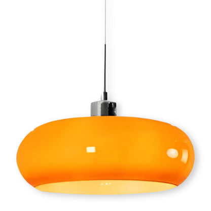 Lampa wisząca szklana Bauhaus LED ściemniana okrągła