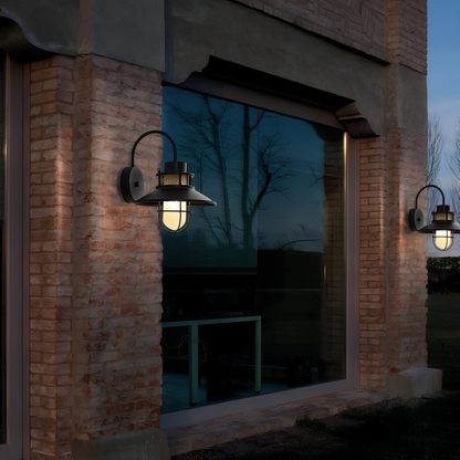 Industrialna lampa ścienna zewnętrzna IP65 E27