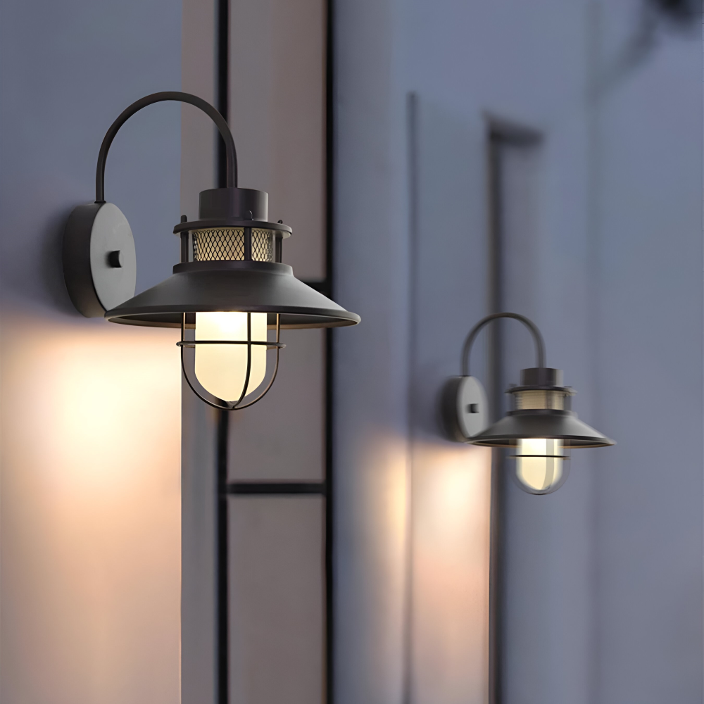 Industrialna lampa ścienna zewnętrzna IP65 E27