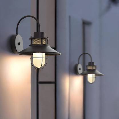 Industrialna lampa ścienna zewnętrzna IP65 E27
