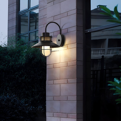 Industrialna lampa ścienna zewnętrzna IP65 E27