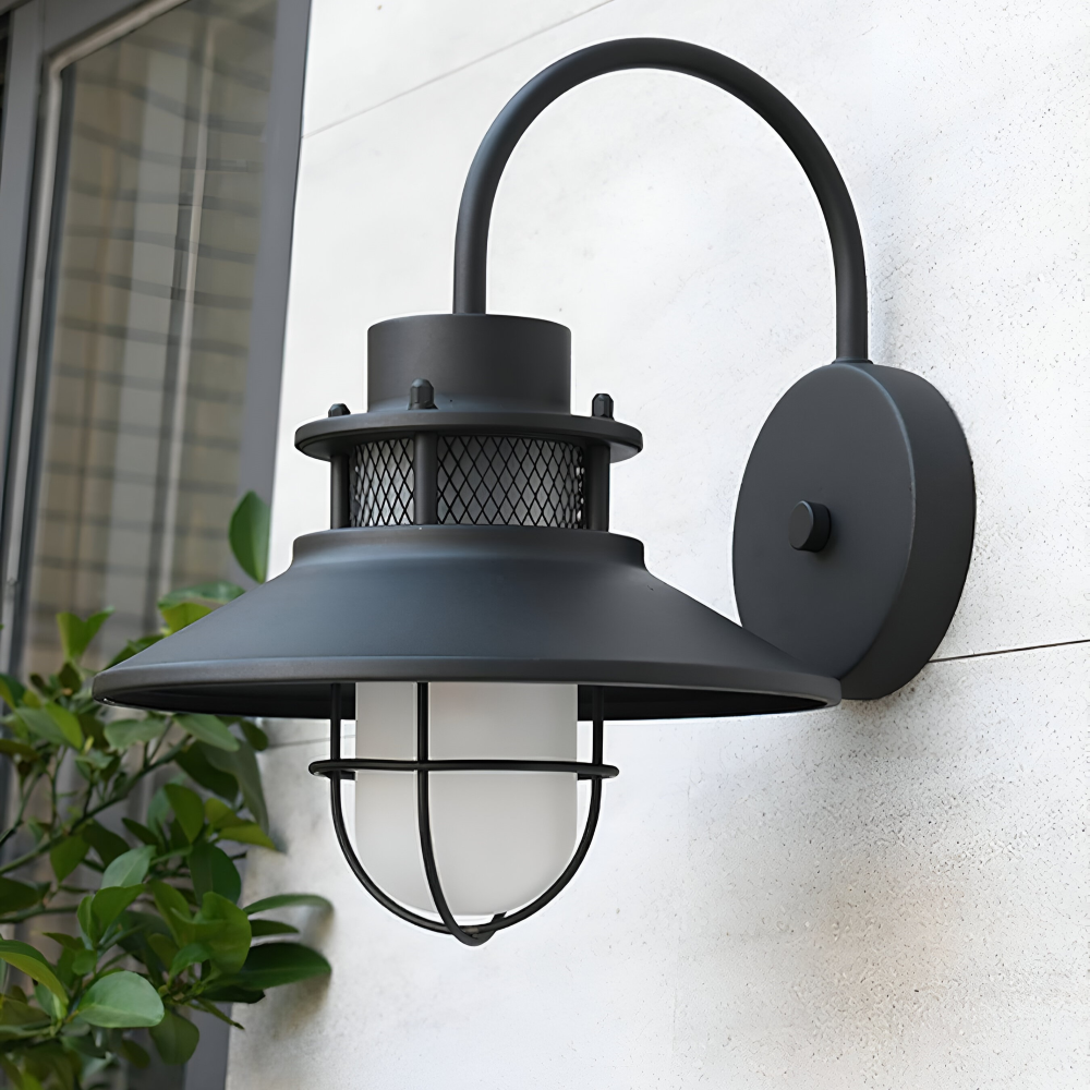 Industrialna lampa ścienna zewnętrzna IP65 E27