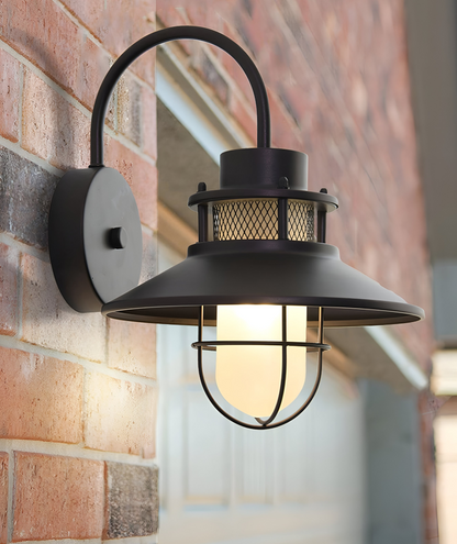 Industrialna lampa ścienna zewnętrzna IP65 E27