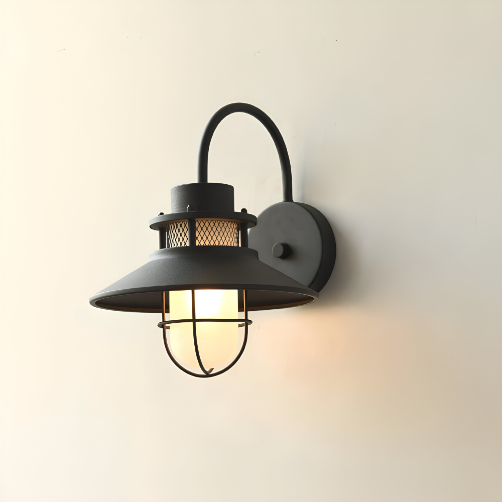 Industrialna lampa ścienna zewnętrzna IP65 E27