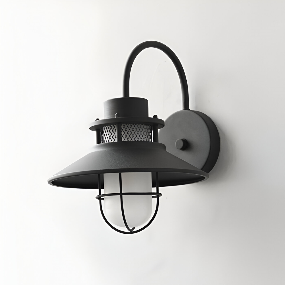 Industrialna lampa ścienna zewnętrzna IP65 E27