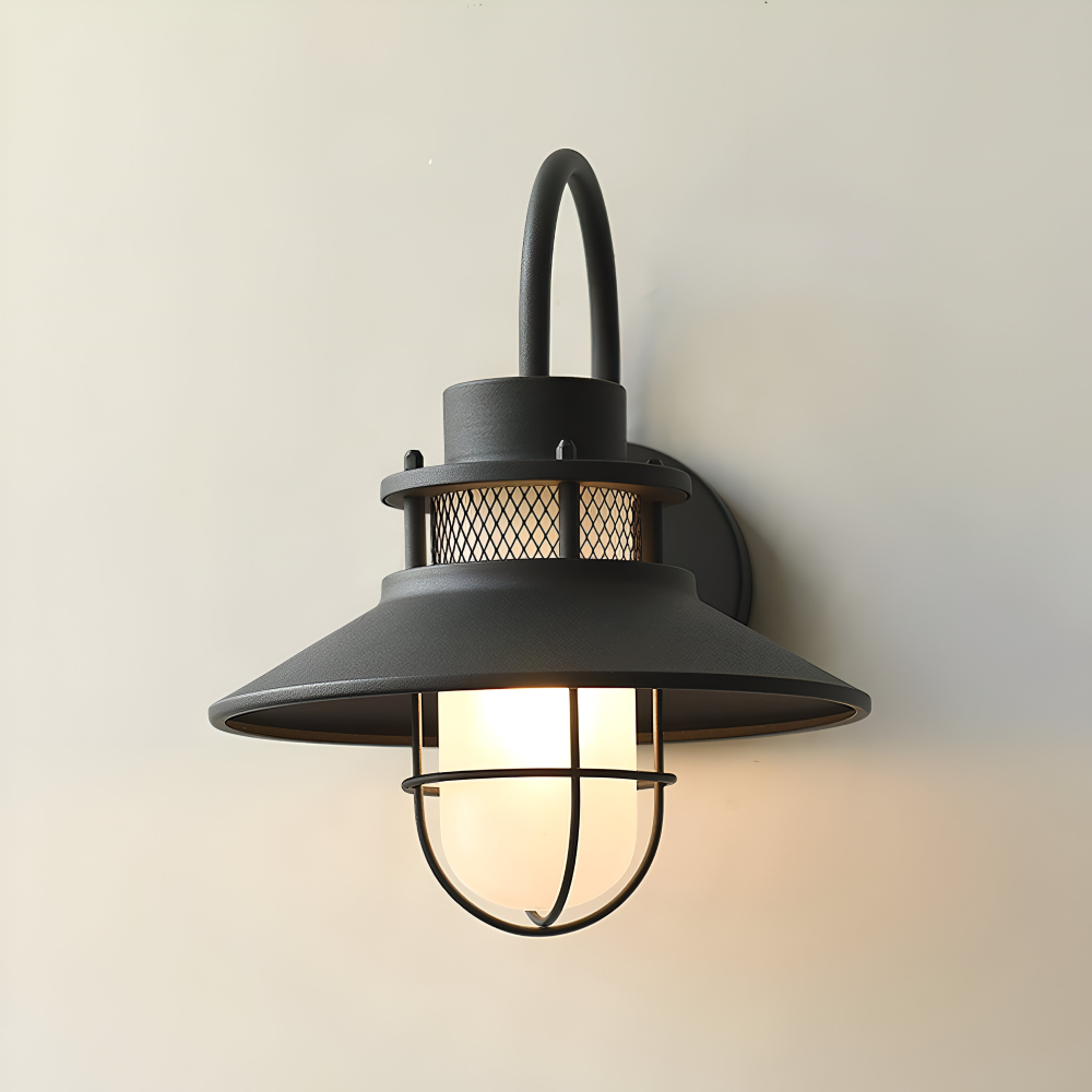 Industrialna lampa ścienna zewnętrzna IP65 E27