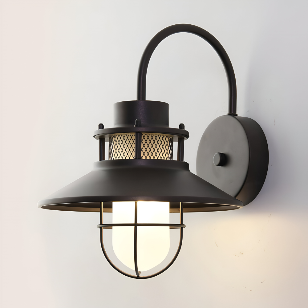 Industrialna lampa ścienna zewnętrzna IP65 E27