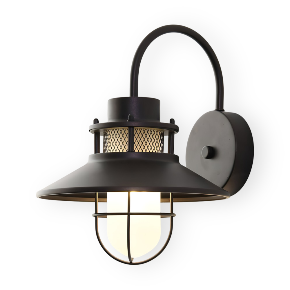 Industrialna lampa ścienna zewnętrzna IP65 E27