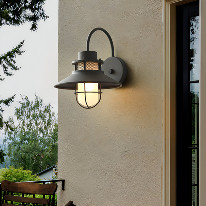Industrialna lampa ścienna zewnętrzna IP65 E27