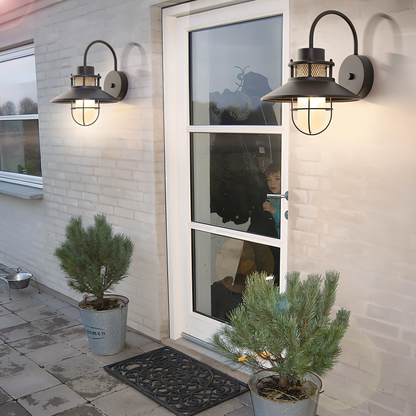 Industrialna lampa ścienna zewnętrzna IP65 E27