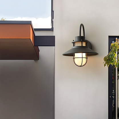 Industrialna lampa ścienna zewnętrzna IP65 E27
