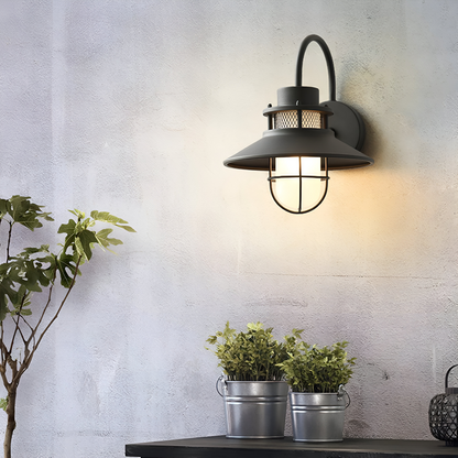 Industrialna lampa ścienna zewnętrzna IP65 E27