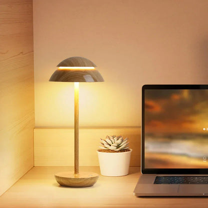 Bezprzewodowa aluminiowa lampa stołowa z dotykowym ściemniaczem