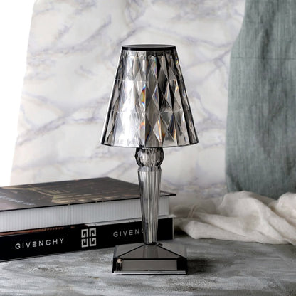 Bezprzewodowa lampka stołowa kryształowa LED