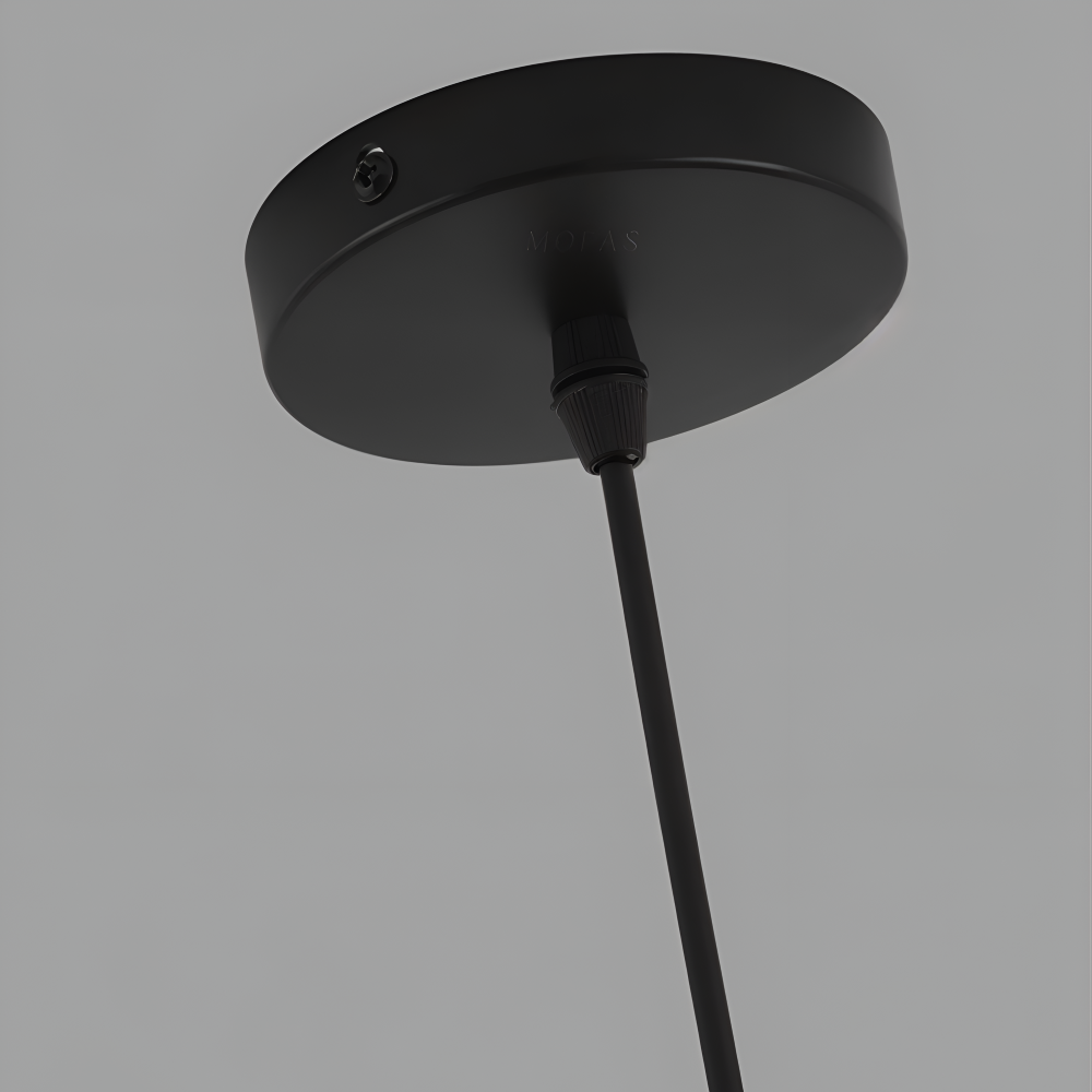 Lampa wisząca szklana podwójna do salonu