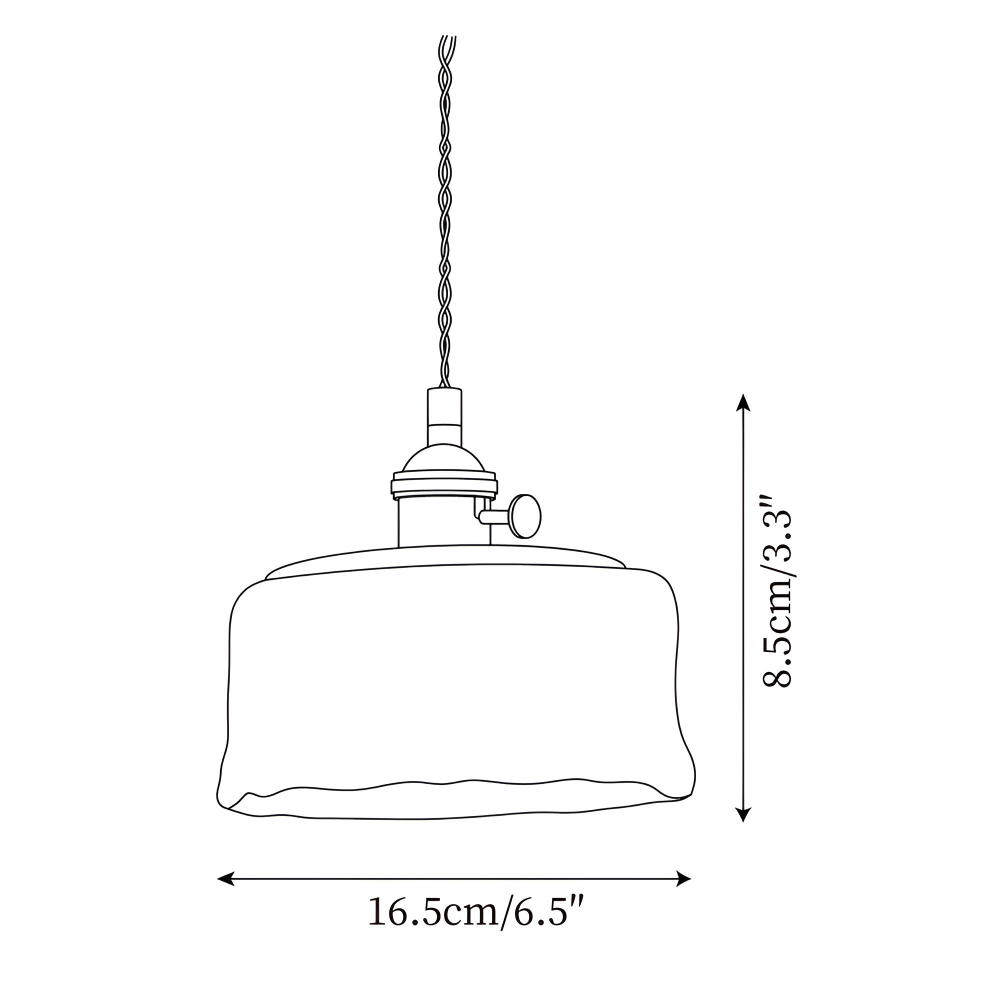 Lampa wisząca vintage szkło i antyczny mosiądz