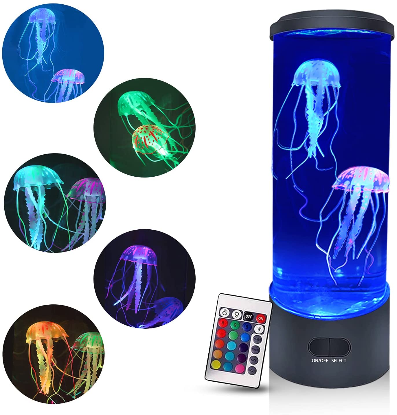 Lampka sensoryczna LED meduza RGB do relaksu