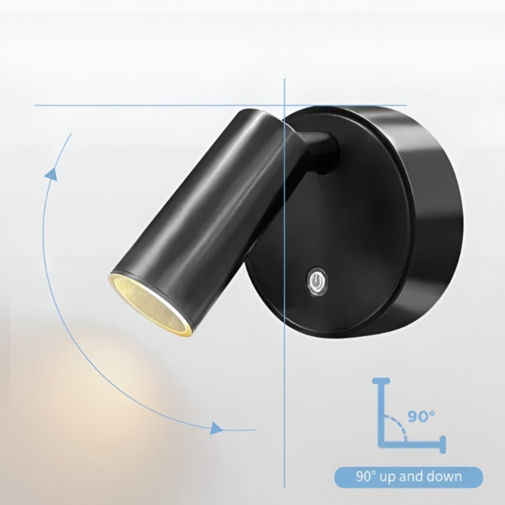Bezprzewodowa lampa ścienna LED magnetyczna USB