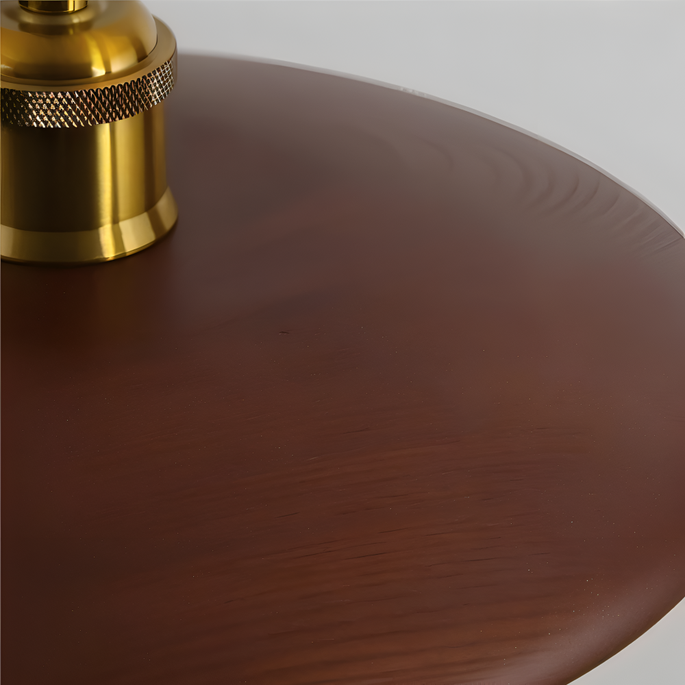 Drewniana lampa wisząca japońska minimalistyczna