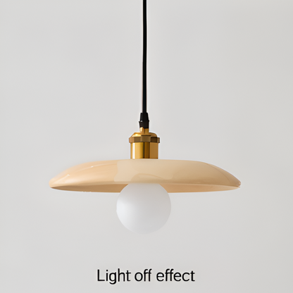 Drewniana lampa wisząca japońska minimalistyczna