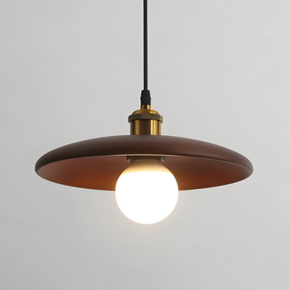 Drewniana lampa wisząca japońska minimalistyczna