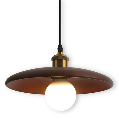 Drewniana lampa wisząca japońska minimalistyczna