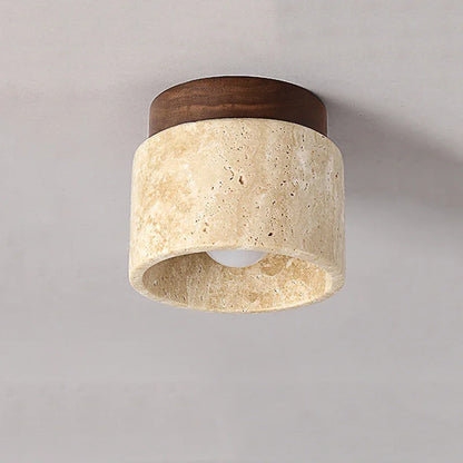Japońska lampa sufitowa Japandi do salonu