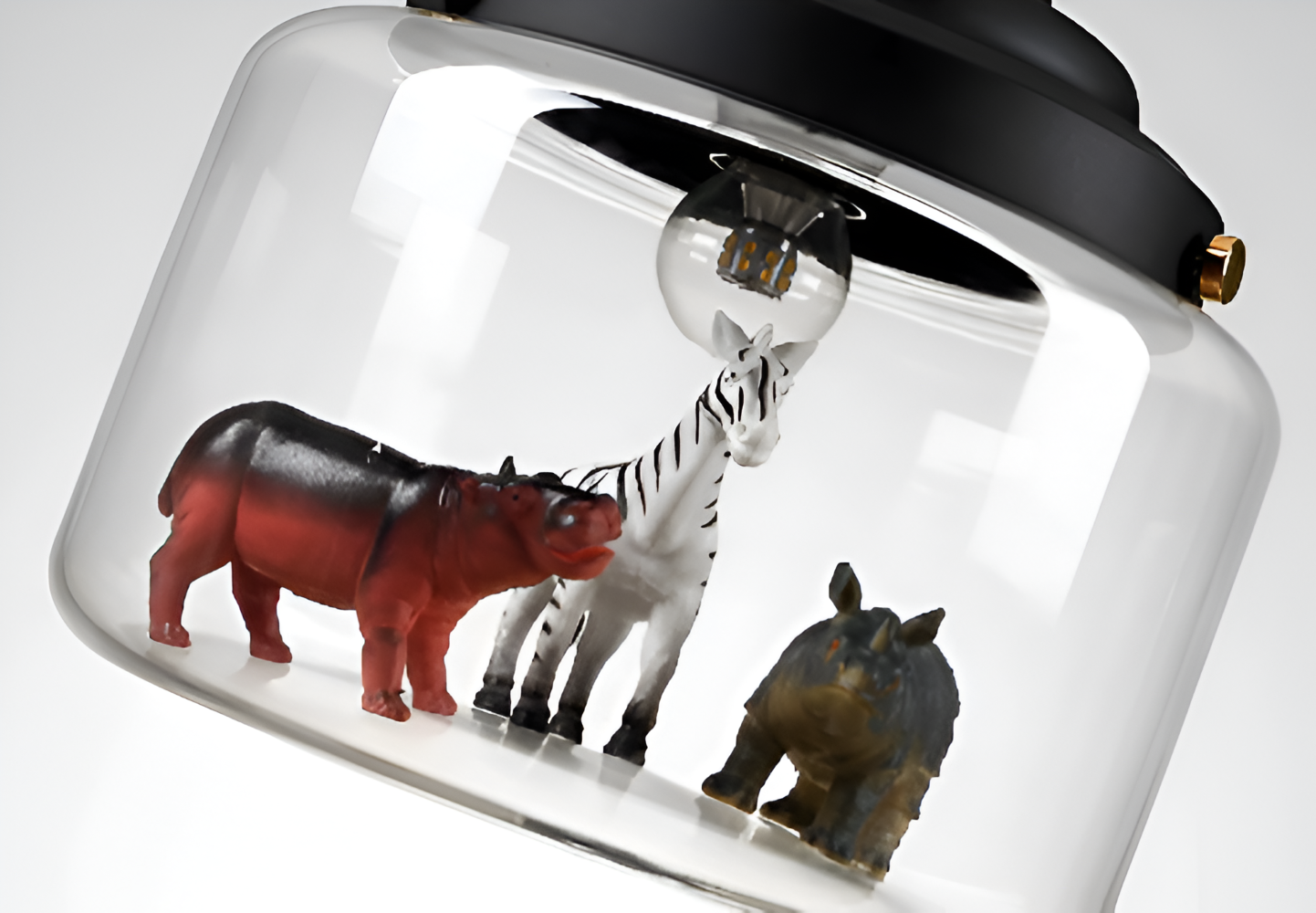 Lampa wisząca dziecięca z motywem zwierząt do pokoju dziecka