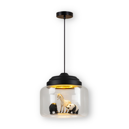 Lampa wisząca dziecięca z motywem zwierząt do pokoju dziecka