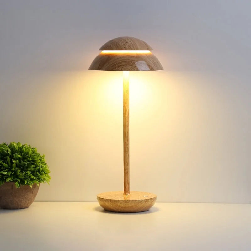 Bezprzewodowa lampa stołowa LED aluminiowa ściemniana