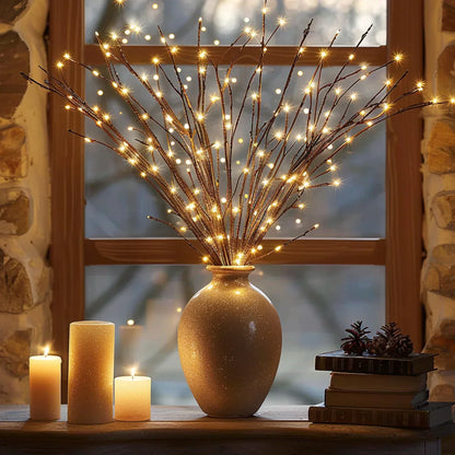 Dekoracyjne gałązki LED 68 cm z ciepłym światłem 120 LED