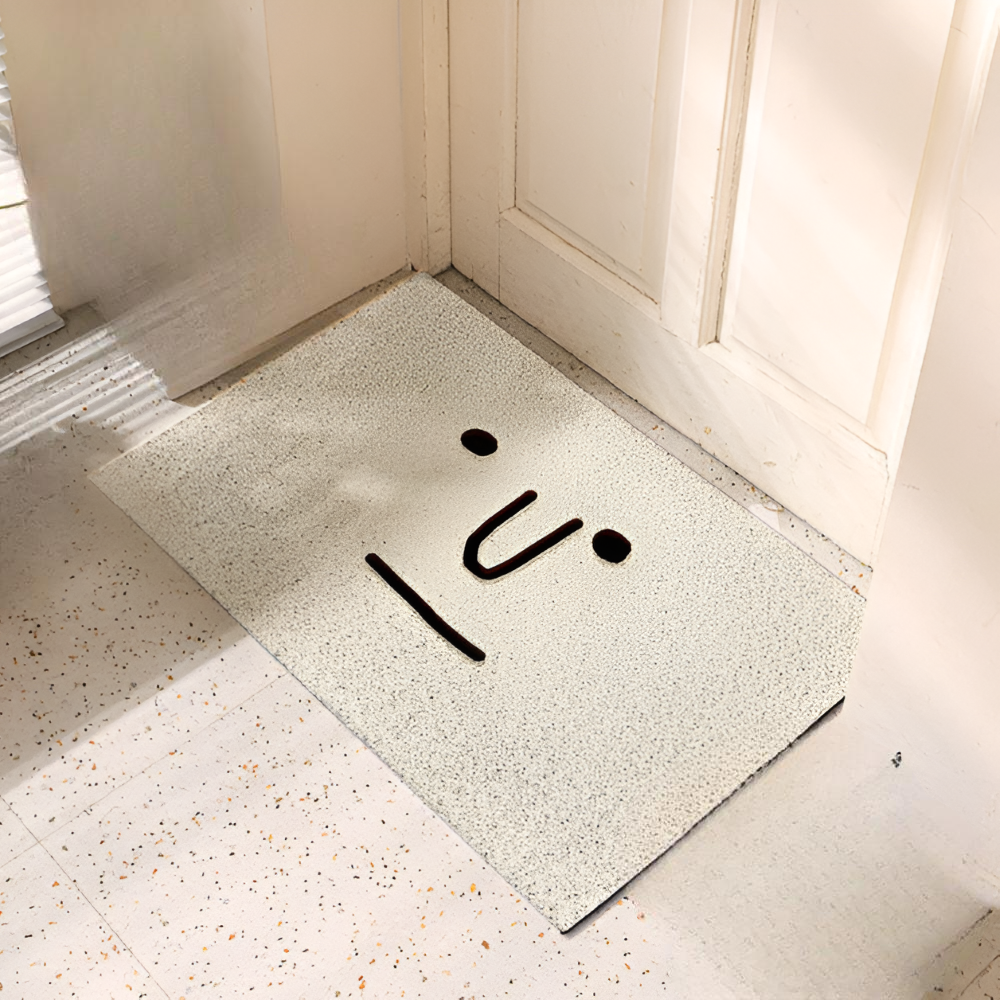 Antypoślizgowa wycieraczka PVC ze smiley 40 × 60 cm