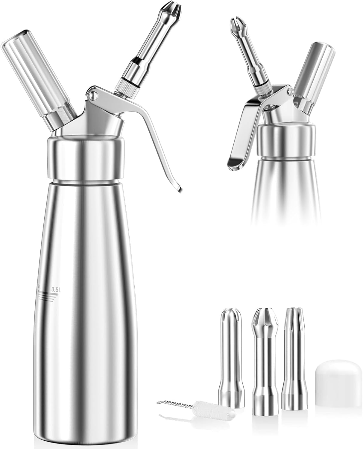 Profesjonalny syfon do bitej śmietany 500 ml